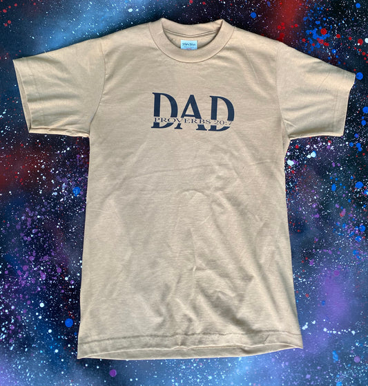 10:19 Apparel Dad Proverbs 20:7 Tee