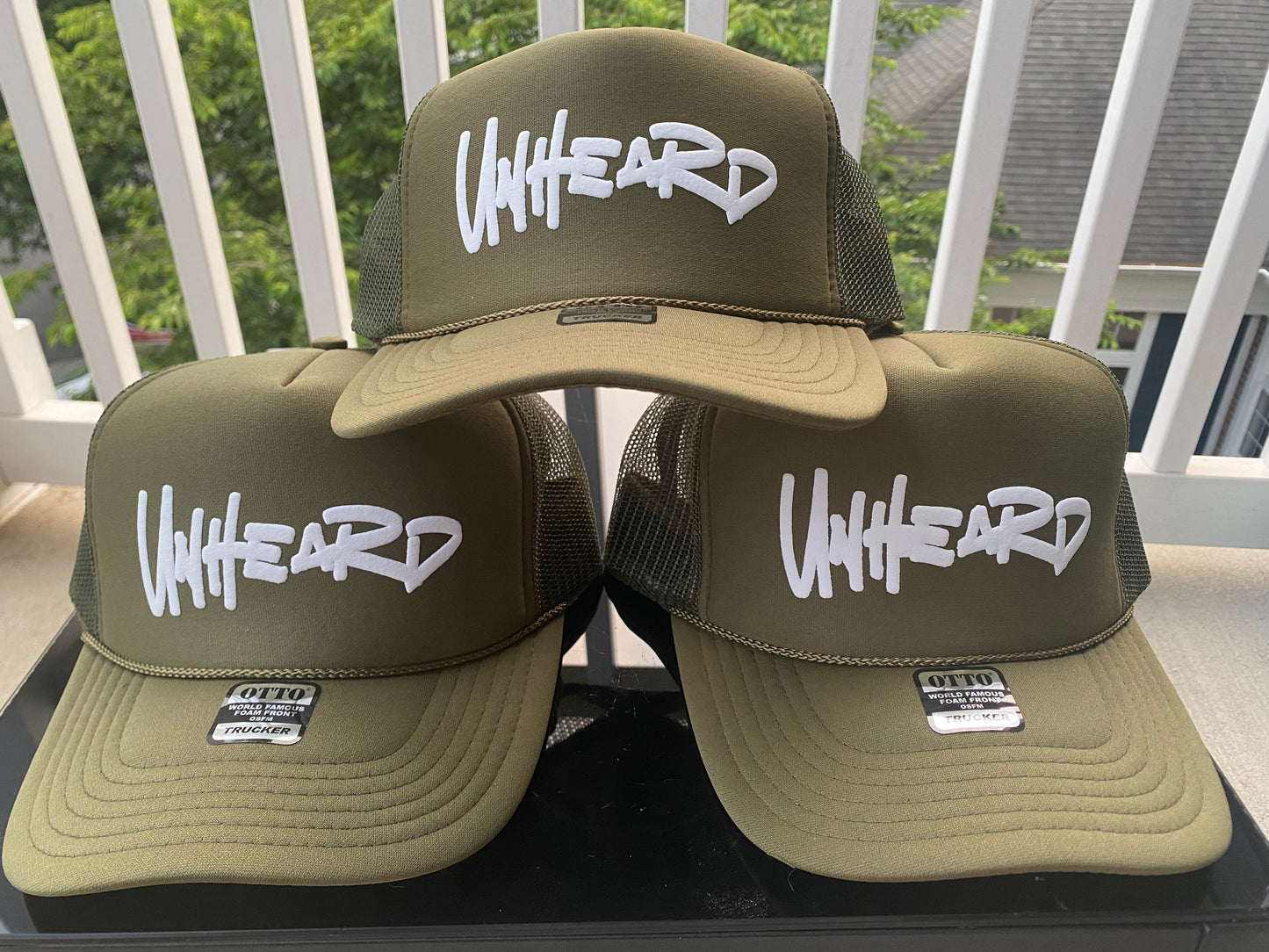 Unheard Green Trucker hat