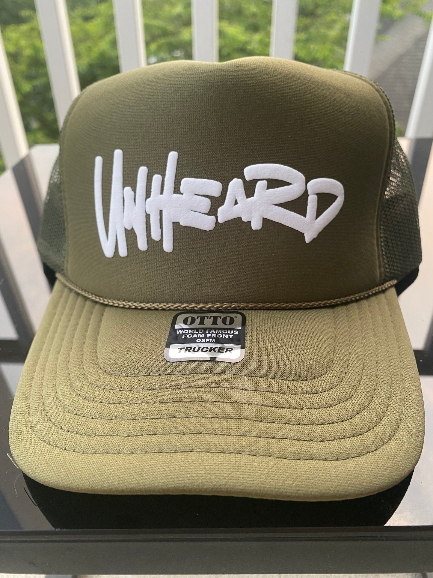 Unheard Green Trucker hat